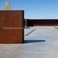 Red Rusting Wall Cladding Corten Steel Plate Facade (KH-CS-09)